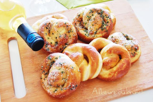 Mini bretzels moelleux ambiance mall : version cannelle ou version parmesan