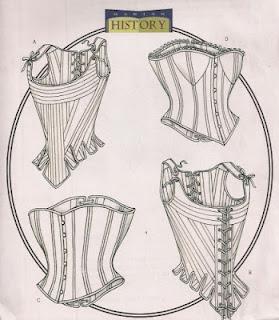 Nouveau corset XVIIIe en indienne rose