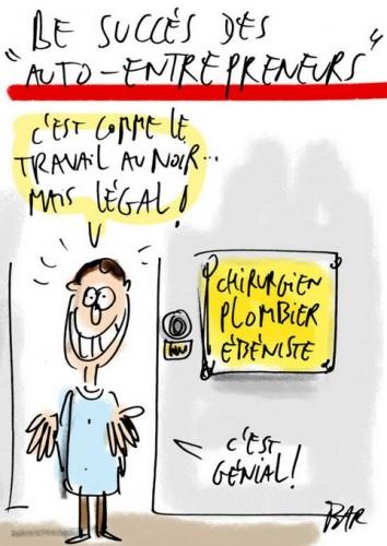 Faut-il encore entreprendre en France ? consommaction auto-entrepreneur caricature loi de finance 2013 .jpg