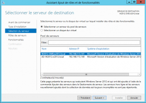 Installer un serveur de partage sous Windows 2012 Serveur