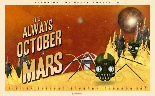 rogue rover  10 Fonds décran calendrier dOctobre   Halloween