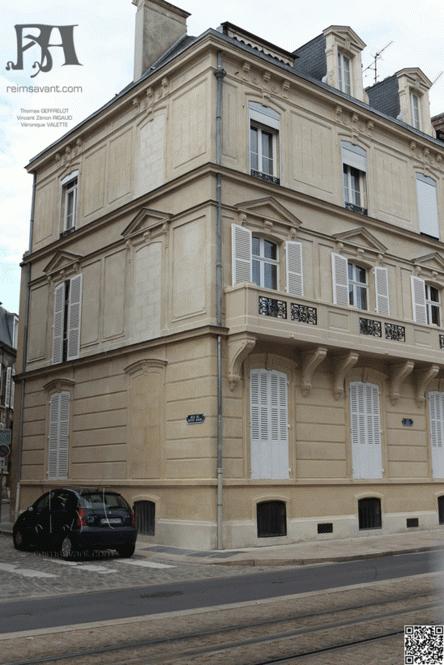 angle rue Thiers et rue du petit four, 1915-2012. angle rue Thiers et rue du petit four, 1915-2012.