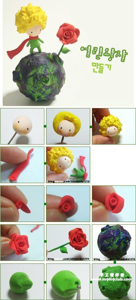 petit prine fimo Tuto fimo : Le petit prince