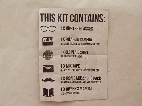 miklosic.dizajnsvakidan-hipster-kit-02 Un kit complet pour bien débuter sa vie de Hipster