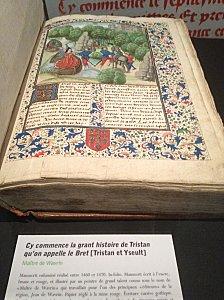 1 Manuscrit enluminé de Tristan et Yseult
