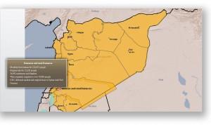 Infographie : activités du CICR en Syrie en 2012