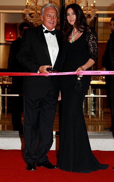 Monica Bellucci, sublime pour Cartier - Photos ouverture de la boutique Cartier à Milan