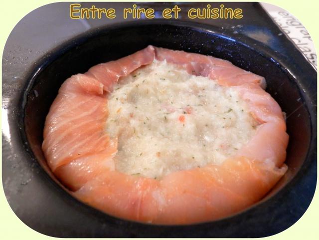 Terrines de Colin au saumon et au Chorizo Hebergeur d'image