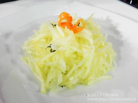 Cuisine-antillaise-salade-de-papaye-verte