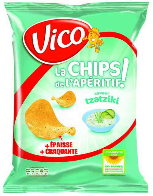 chips VICO tzatziki