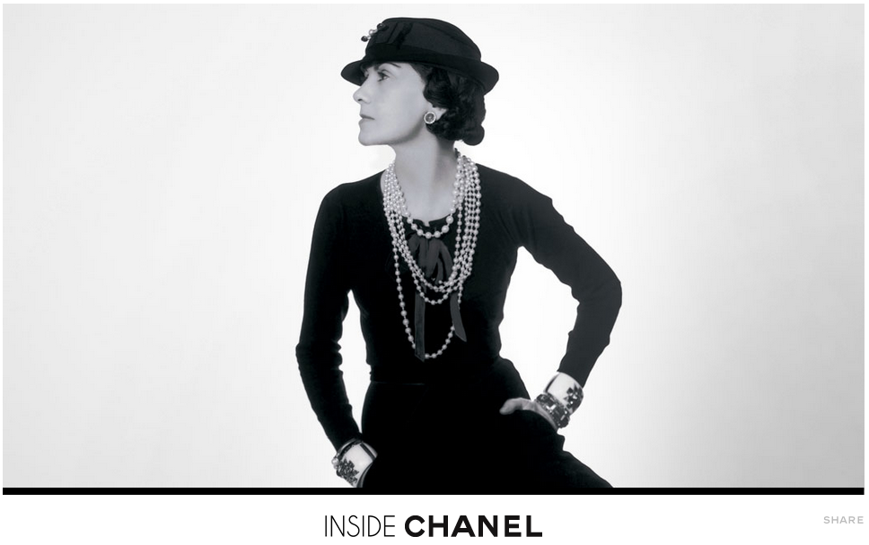 Chanel raconte son histoire sur le web