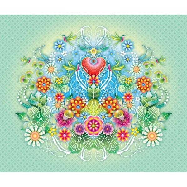 catalina-estrada-panneau-heart-flowers (1) Catalina Estrada une illustratrice hors du commun