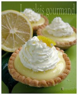 Mini-tartelettes au lemon curd Mini-tartelettes au lemon curd