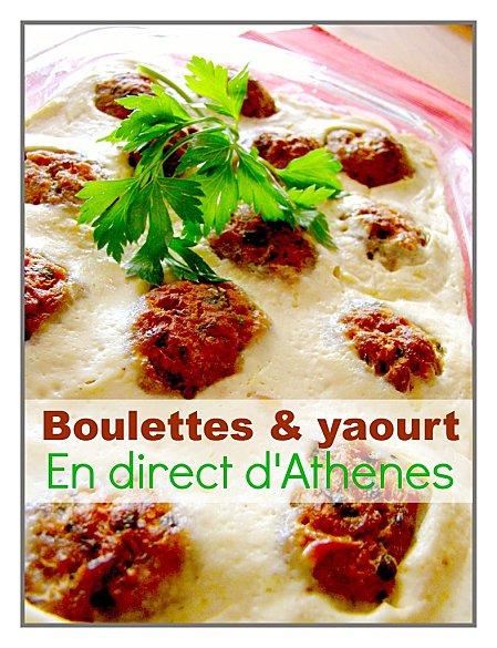 PLAT COMPLET : Keftedes fournou me saltsa yaourtiou ou boulettes au four avec sauce au yaourt BOULETTES-YAOURT.jpg