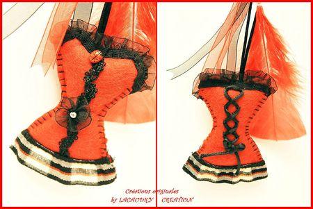 Toujours dans la feutrine et la dentelle bijoux de sac noir et rouge version burberry 1