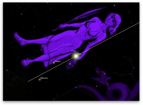 SolVirgo12oct Ephéméride astronomique : semaine du 8 au 15 octobre 2012