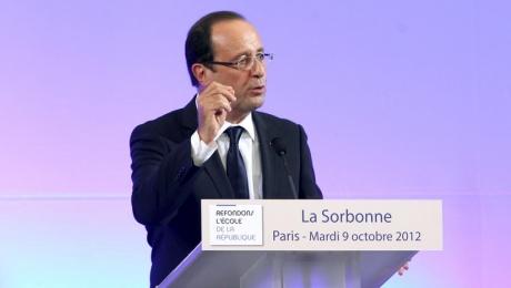François Hollande: «je crois à l'école»