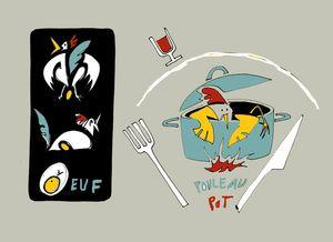 Préparez vos tabliers oeuf-poule-au-pot