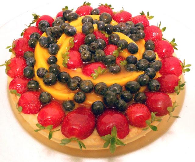 Tarte jardinière aux fruits Tarte jardinière aux fruits