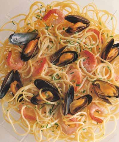 Spaguetti aux fruits de mer