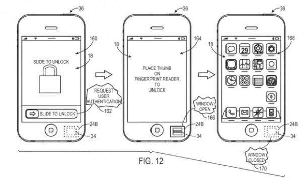 applefingerprintpatent Apple : une nouvelle façon de déverrouiller son smartphone ?