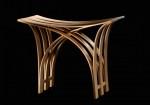Flexible Bamboo Stool by Grass Studio