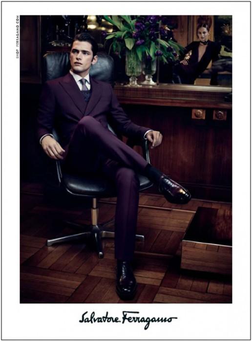 SF sean-opry-salvatore-ferragamo-fw-12-13 SF sean opry salvatore ferragamo fw 12 13 516x700 Les 4 tendances des campagnes homme de cet hiver