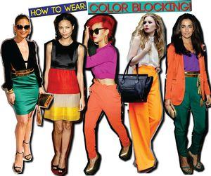 Ronde du lundi ! Une farandole color block colorblocking2