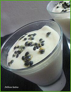 Mousse aux fruits de la passion Mousse aux fruits de la passion