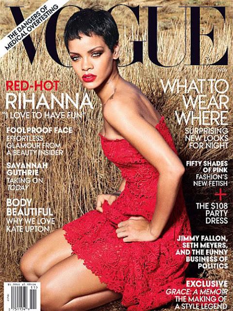 Pix de Rihanna dans Vogue US par Annie Leibovitz