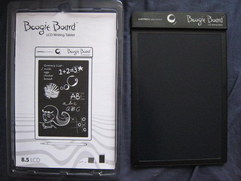 déballage de l'ardoise numérique Boogie Board