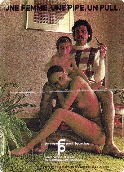 Une femme, une pipe, un pull Cif vous propose un voyage dans le temps