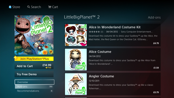 img9 Le Playstation store mis à jour