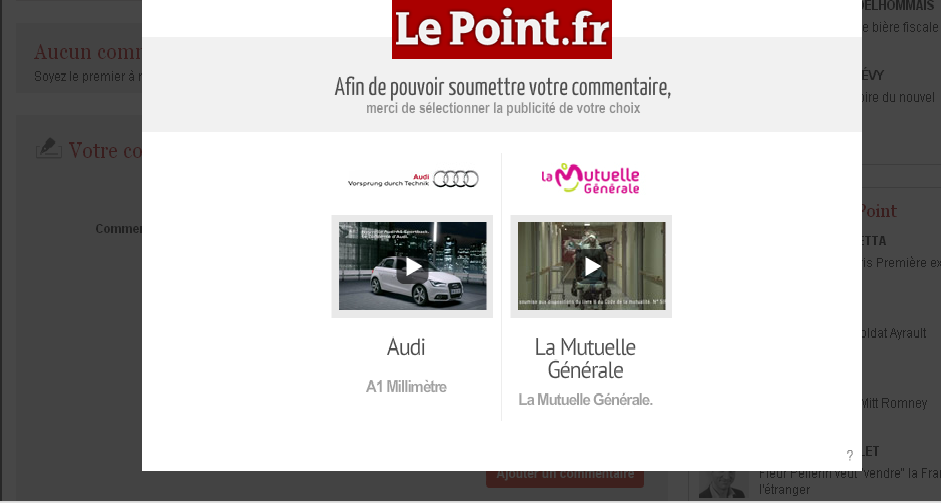 LePoint La publicité, garante de l’information ?