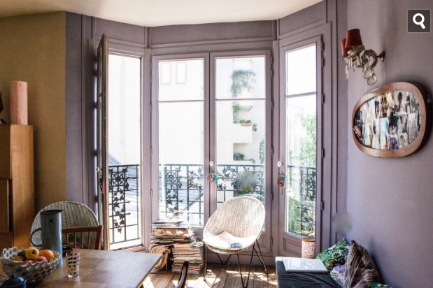 Visite privée: Un appartement français très original