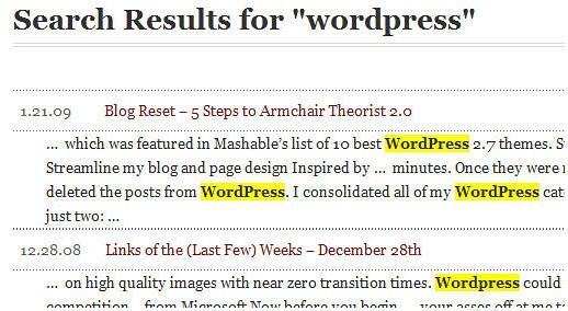 Un must de la recherche pour WordPress