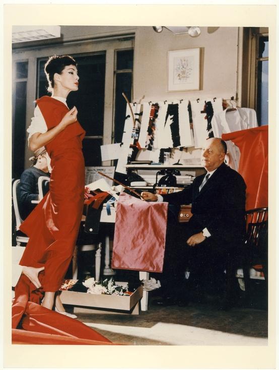 Christian Dior and model Lucky, circa 1950. Discover more on www.dior.com