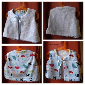 Gilet fourrure réversible bébé 2009-12-08.1 Gilet fourrure réversible
