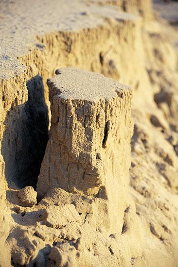 La dune de Santec après la grande marée La dune de Santec après la grande marée