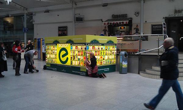 eason02 Ouverture d’une boutique virtuelle de livres dans la gare de Connolly Station