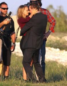 2-Malick-Fassbender-Portman Michael Fassbender sur le tournage du prochain Malick
