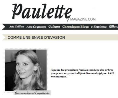 Paulette du jour ! Paulette du jour !