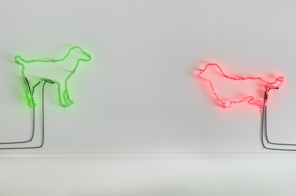 Des chiens à la FIAC (Foire Internationale d’art contemporain) ?