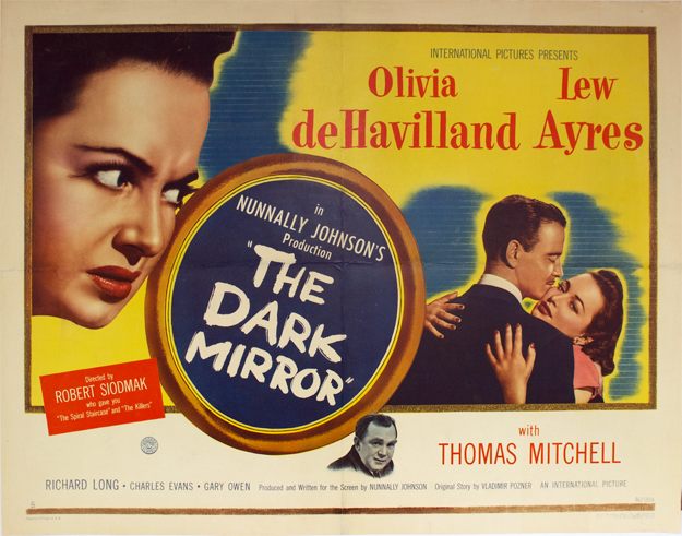 Double Énigme - The Dark Mirror, Robert Siodmak (1946) Double Énigme - The Dark Mirror, Robert Siodmak (1946)