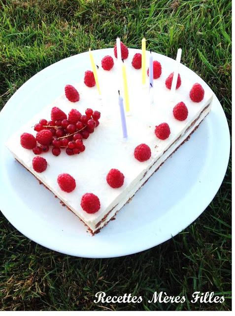 La recette Gâteau d’anniversaire : Gâteau caramel poire