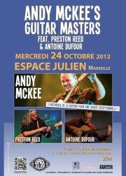 Concert ANDY MCKEE'S GUITAR MASTERS feat. Preston Reed & Antoine Dufour @ MARSEILLE