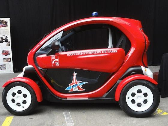 Renault Twizy pompiers vavavoom 1 Les pompiers de Paris vont rouler en Twizy