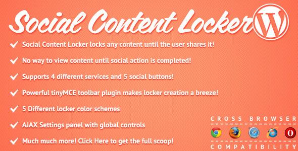 Plugin Partage Social content locker