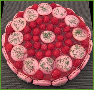 Framboisier au fromage blanc sans cuisson Framboisier au fromage blanc sans cuisson