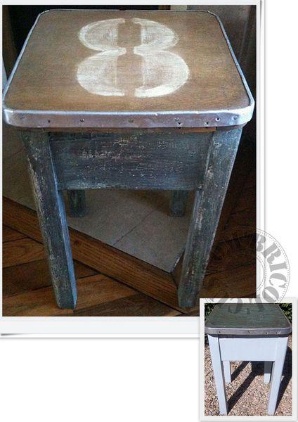 Adieu du vendredi tabouret cireur n° 8 AV-AP